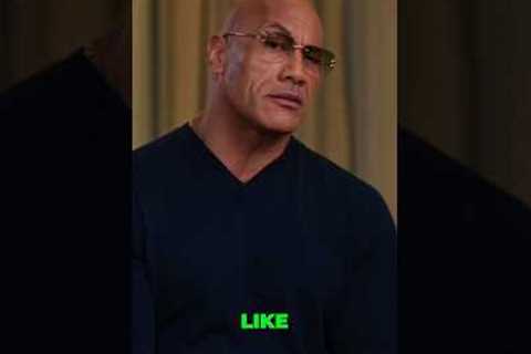ROCK Reveals The INSPIRATION Behind Peoples Eyebrow! 🤨 #hollywood #actor #therock #famescope