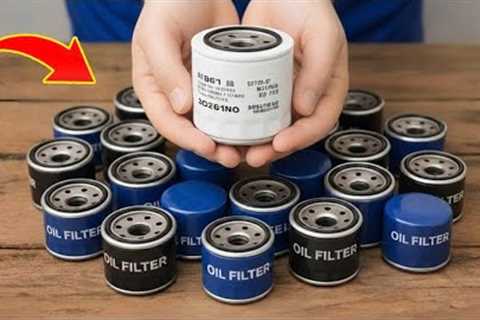 Hidden gold mine inside an oil filter that nobody knows about! You'll be shocked