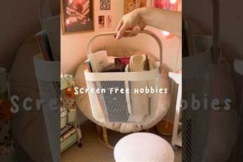 Screen-free hobbies 📵 #cozyhobbies #hobbyideas