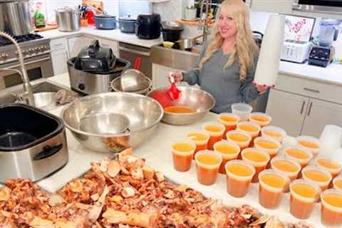 MASSIVE Food Preservation | Huge Meals &amp; Prep for 10 (+ Adventures)