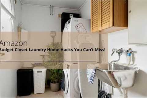 Viral Hits: Amazon Budget Closet Laundry Home Hacks You Can’t Miss!😲✨(LINK BELOW)👇| Ceci Finds..
