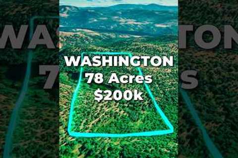 Off Grid Cabin on Lake • 78 Acres of Land for Sale in Washington • LANDIO