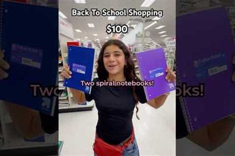 Back To School Shopping $100 Challenge @YoMariah