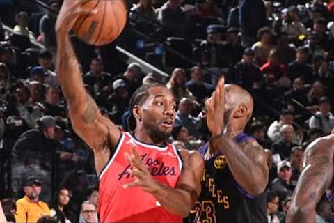 LeBron Coast to Coast Dunk! Clippers Take Down Lakers!