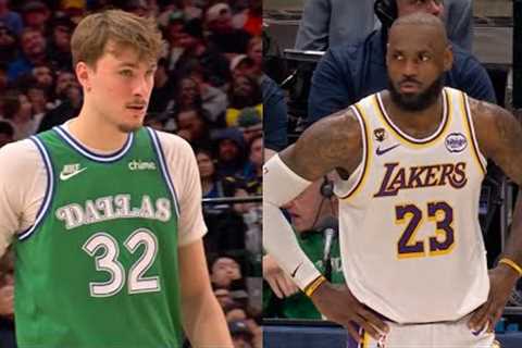 LeBron James (41) vs. Cooper Flagg (19) BATTLE Was Insane 😨