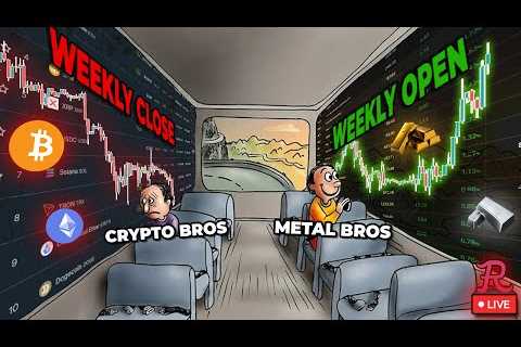 SILVER LIVE : BTC SELL OFF, CRYPTO REKT, GOLD ATH!! WEEKLY CLOSE