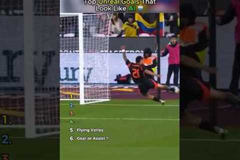 Top Unreal Goals That Look Like AI 🤖