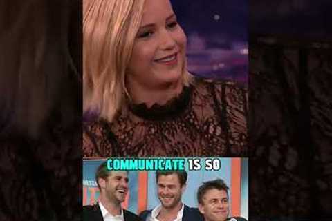 Jennifer Lawrence's Funny Friendship With Animals | Shorts #jenniferlawrence