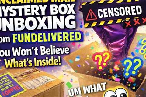 Unclaimed Mail Mystery Box Unboxing From Fundelivered ~ You Won’t Believe What’s Inside!!