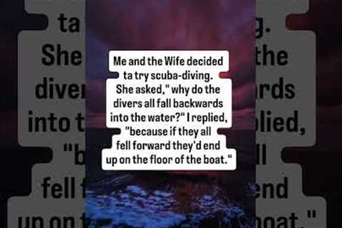 Scuba Diving Logic That ACTUALLY Makes Sense!! 😂💀 #shorts #diving #humor