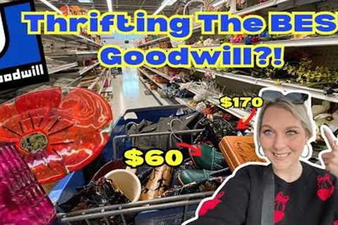 Did I Find The ✨BEST✨Goodwill For Thrifting?! Items Worth $150++ Thrift With ME +HAUL
