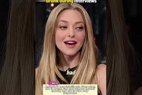 When celebrities get drunk during interviews: you'll never guess what they'll say