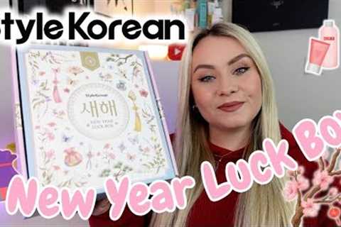 STYLEKOREAN NEW YEAR LUCK BOX 2026 UNBOXING &amp; REVIEW 💫 | MISS BOUX