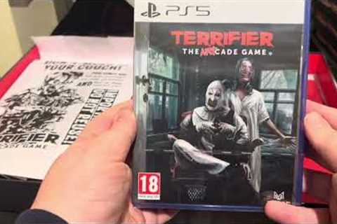 Terrifier The Artcade Game limited Collector’s Edition full unboxing PS5 | David Howard Thornton