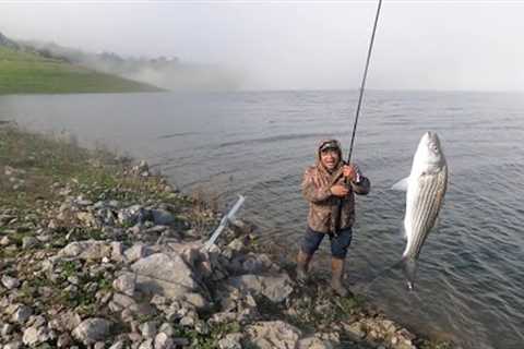 revealing a hot secret fishing  spot - striper