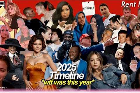 The 2025 Timeline.. pop culture moments we should never forget