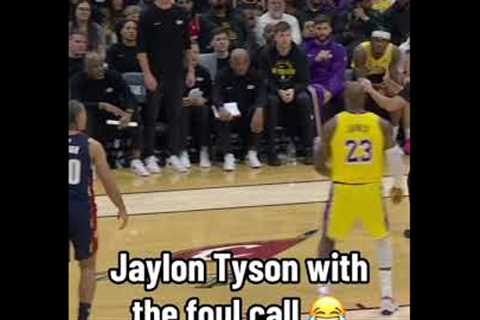 Even LeBron had to laugh 😭