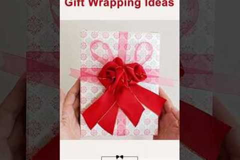 Wedding gift wrapping ideas with ribbon  #giftwrap #howtowrapagift