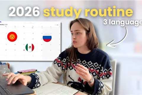 How Much I Realistically Study in a Week - 3 Languages at Once