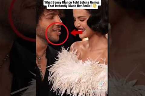 Can someone lip reader Benny Blanco 😭 #selenagomez #selenagomez #goldenglobes #fyp