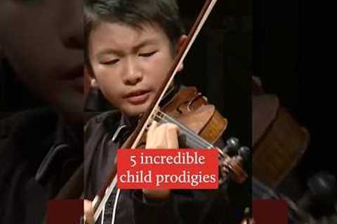 Five phenomenal child prodigies in classical music 🤯 #classicalmusic #music