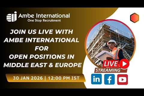 🌍 Looking for International Career? Live Guidance on Gulf & Europe Job Markets