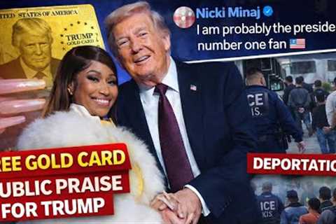 Nicki Minaj Joins Trump on Stage, Praises Him And Reveals She Is Probably His Number One Fan.