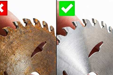 No Need To Buy New Saw Blades Anymore! Easy Way To Sharpen A Saw Blade in Just 2 Minutes