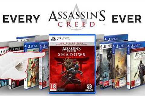 Unboxing Every Assassin's Creed + Shadows (2007-2025)
