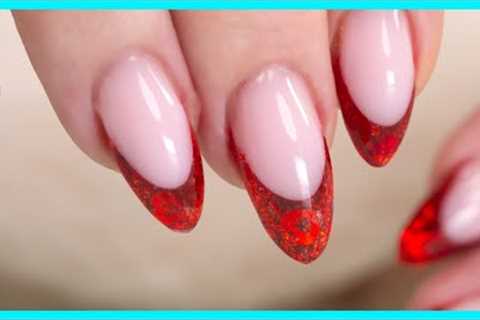 6 Week Grow-Out ➡️ Nail MakeOver: A Real Appointment ♥️ Valentine French