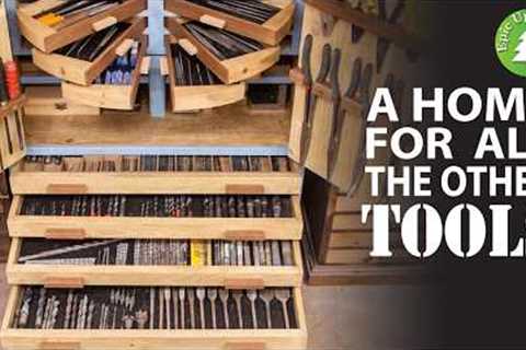 A Home For All The Other Tools. Workshop Storage made from Pallets and Scrap.