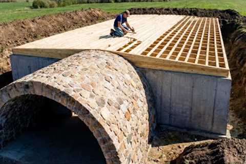 Man Spends $30,000 to Build an Underground Bunker | Start to Finish by @LibraryofConstruction