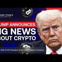 LIVE: Trump Announces Important News About Crypto! The Clarity Act Will Change the Crypto Industry