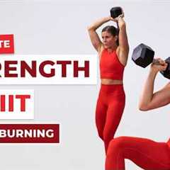30-Minute Full Body HIIT Workout with Dumbbells | At-Home Strength + Cardio Burn
