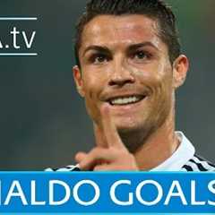 Cristiano Ronaldo's first 80 European goals