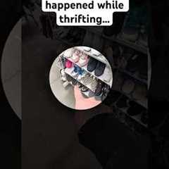 The worst thing that can happen while thrifting… #sneaker #shoes