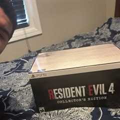 Resident evil 4 remake collector’s edition unboxing [PS5]