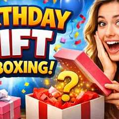 Birthday gifts unboxing 🎁 Unboxing special day #birthdaycelebration #surprisegift #happybirthday 