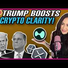 AMAZING Trump BOOSTS Crypto with Clarity Act Push! BlackRock SAVES Bitcoin (NEW XRP Partnership)
