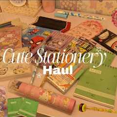 Cute Stationery haul, ASMR, Unboxing Aesthetic School Supplies. Back to School Haul 2026.