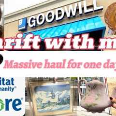 Huge Thrift Haul from Florence, SC Goodwills & Habitat Restores 