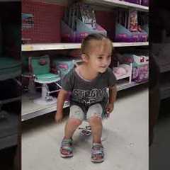 🎀Cute 3-Year-Old Baby Girl 💕Goes Toy Shopping Spree at Walmart! #walmart #toys #babyproducts..