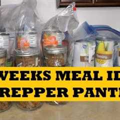 Prepper Pantry Shelf Meals From Food Storage - 3 Weeks of Dinners Recipes