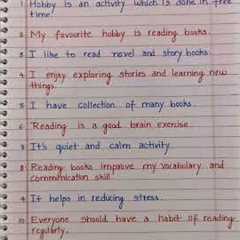 My hobby essay l 10 lines on my hobby l my hobby l speech on my hobby