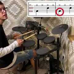 Yamaha DTX452K | Learning how to play drums | drum lessons for beginners | easy drum beats