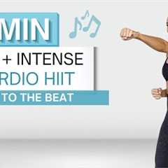 20 min CARDIO HIIT WORKOUT | To The Beat ♫ | No Squats or Lunges | Fun + High Intensity