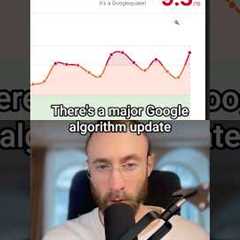 There's a major Google algorithm update happening, destroying news publishers.