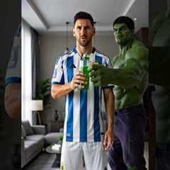 Ronaldo ⚡ Neymar 🕷️ Mbappé Transform Into Superheroes! Power Juice Magic