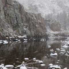 Fly Fishing Extremely Unusual Winter Conditions (The River Should Not Look Like This...)