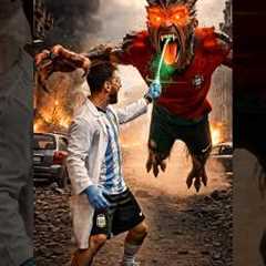 🕷️ CR7 Spider Transformation Gone Wrong! Messi Saves Ronaldo ❤️ Heartwarming Animation Ending